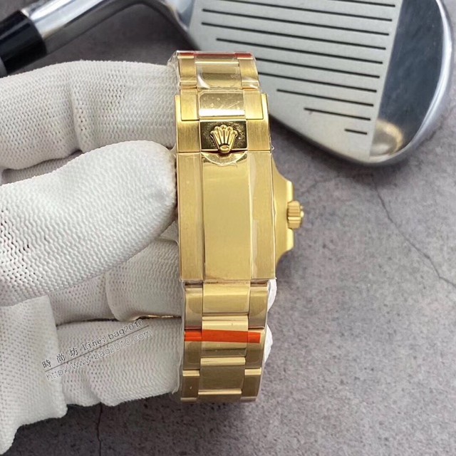 勞力士複刻手錶 Rolex男士腕表 全金黑色陶瓷圈 GMTMASTER格林尼治型環球腕表 126710BLRO-0001  gjs2187